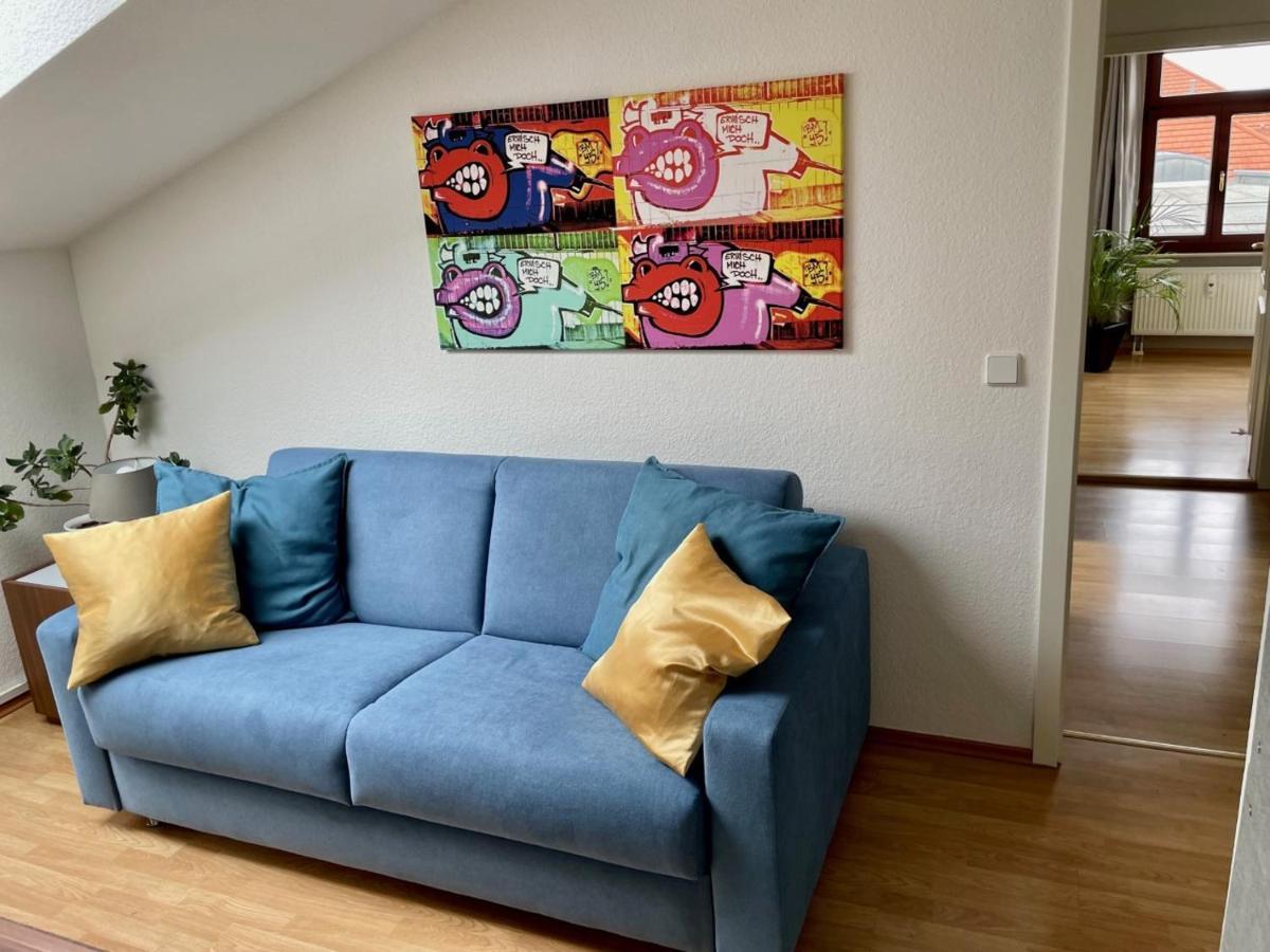 Charmante Dachgeschoss Wohnung Leipzig Eksteriør billede